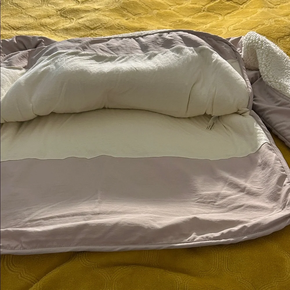 Beige Sherpa Jacket by Anthropologie, size Small daily practice - Picture 8 of 10